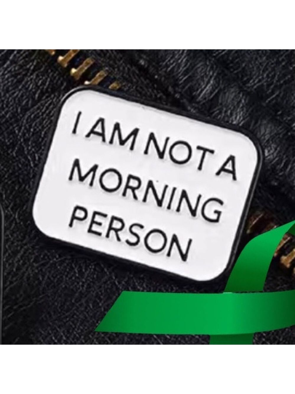 Morning Person x Mental Health Matters colorful enamel cartoon pin lapel brooch